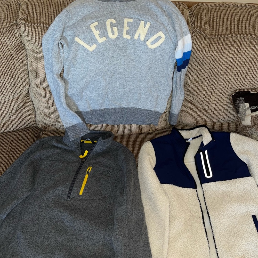 Kids GAP, OLD NAVY & THE NORTH FACE JACKETS